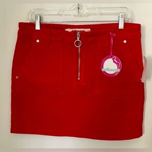 Dollhouse Vibrant Red Mini Skirt New With Tags